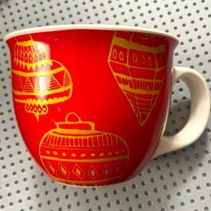 2015 Red/Gold Ornament Starbucks Mug